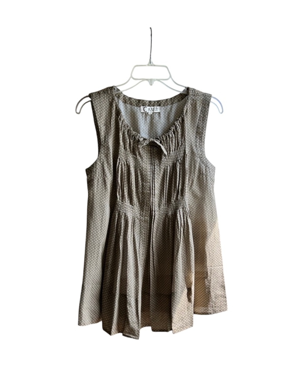 Casch by Gro Abrahamsson 100% Cotton Sleeveless Tunic Top
